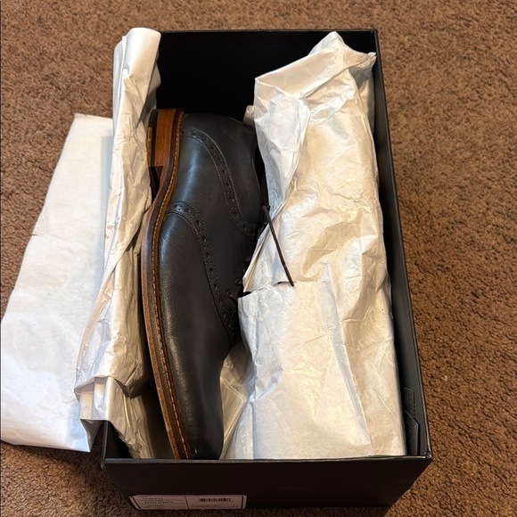 👞 Aston Grey “Tokyo” Dress Shoes – Mid Grey – Size 12 - Picture 8 of 10